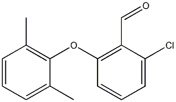 2-chloro-6-(2,6-dimethylphenoxy)benzaldehyde 结构式