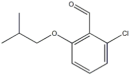 2-chloro-6-(2-methylpropoxy)benzaldehyde 结构式