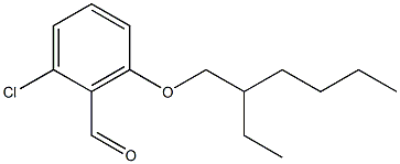 2-chloro-6-[(2-ethylhexyl)oxy]benzaldehyde 结构式