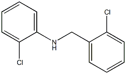 2-chloro-N-[(2-chlorophenyl)methyl]aniline 结构式
