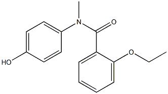 2-ethoxy-N-(4-hydroxyphenyl)-N-methylbenzamide 结构式