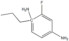 2-fluoro-1-N-propylbenzene-1,4-diamine 结构式