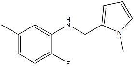 2-fluoro-5-methyl-N-[(1-methyl-1H-pyrrol-2-yl)methyl]aniline 结构式