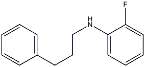 2-fluoro-N-(3-phenylpropyl)aniline 结构式