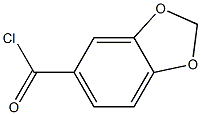 2H-1,3-benzodioxole-5-carbonyl chloride 结构式