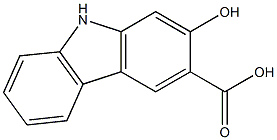 2-hydroxy-9H-carbazole-3-carboxylic acid 结构式