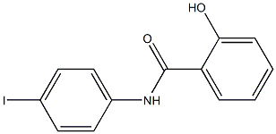 2-hydroxy-N-(4-iodophenyl)benzamide 结构式