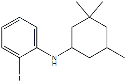 2-iodo-N-(3,3,5-trimethylcyclohexyl)aniline 结构式