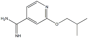 2-isobutoxypyridine-4-carboximidamide 结构式