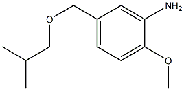 2-methoxy-5-[(2-methylpropoxy)methyl]aniline 结构式