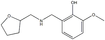 2-methoxy-6-{[(oxolan-2-ylmethyl)amino]methyl}phenol 结构式
