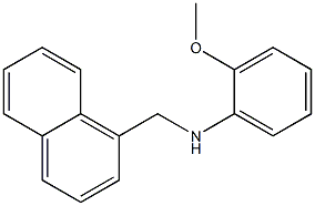 2-methoxy-N-(naphthalen-1-ylmethyl)aniline 结构式