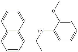 2-methoxy-N-[1-(naphthalen-1-yl)ethyl]aniline 结构式