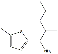 2-methyl-1-(5-methylthiophen-2-yl)pentan-1-amine 结构式