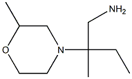 2-methyl-2-(2-methylmorpholin-4-yl)butan-1-amine 结构式