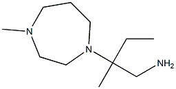 2-methyl-2-(4-methyl-1,4-diazepan-1-yl)butan-1-amine 结构式