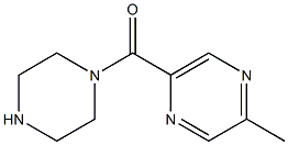 2-methyl-5-(piperazin-1-ylcarbonyl)pyrazine 结构式
