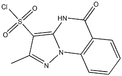 2-methyl-5-oxo-4,5-dihydropyrazolo[1,5-a]quinazoline-3-sulfonyl chloride 结构式