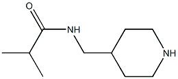 2-methyl-N-(piperidin-4-ylmethyl)propanamide 结构式
