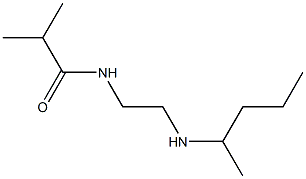 2-methyl-N-[2-(pentan-2-ylamino)ethyl]propanamide 结构式