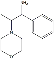 2-morpholin-4-yl-1-phenylpropan-1-amine 结构式