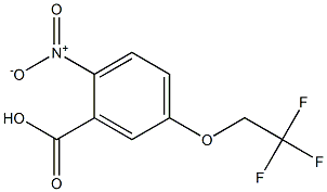 2-nitro-5-(2,2,2-trifluoroethoxy)benzoic acid 结构式