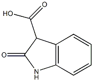 2-oxo-2,3-dihydro-1H-indole-3-carboxylic acid 结构式