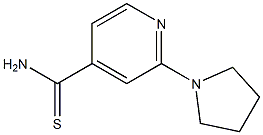 2-pyrrolidin-1-ylpyridine-4-carbothioamide 结构式