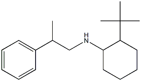 2-tert-butyl-N-(2-phenylpropyl)cyclohexan-1-amine 结构式