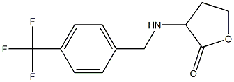 3-({[4-(trifluoromethyl)phenyl]methyl}amino)oxolan-2-one 结构式