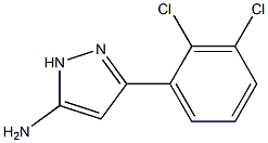 3-(2,3-dichlorophenyl)-1H-pyrazol-5-amine 结构式