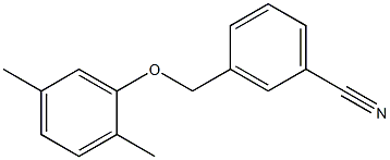 3-(2,5-dimethylphenoxymethyl)benzonitrile 结构式