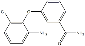 3-(2-amino-6-chlorophenoxy)benzamide 结构式