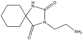 3-(2-aminoethyl)-1,3-diazaspiro[4.5]decane-2,4-dione 结构式