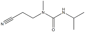 3-(2-cyanoethyl)-3-methyl-1-propan-2-ylurea 结构式