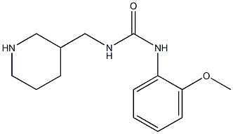 3-(2-methoxyphenyl)-1-(piperidin-3-ylmethyl)urea 结构式