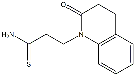 3-(2-oxo-3,4-dihydroquinolin-1(2H)-yl)propanethioamide 结构式