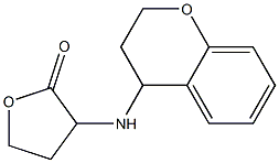 3-(3,4-dihydro-2H-1-benzopyran-4-ylamino)oxolan-2-one 结构式