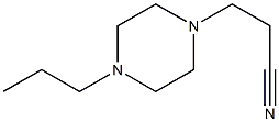 3-(4-propylpiperazin-1-yl)propanenitrile 结构式