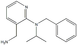 3-(aminomethyl)-N-benzyl-N-(propan-2-yl)pyridin-2-amine 结构式