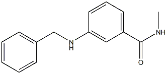 3-(benzylamino)-N-methylbenzamide 结构式