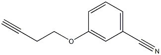 3-(but-3-ynyloxy)benzonitrile 结构式