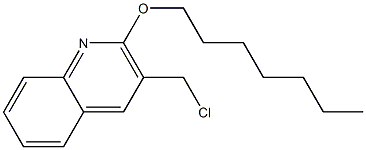3-(chloromethyl)-2-(heptyloxy)quinoline 结构式