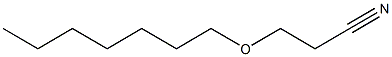 3-(heptyloxy)propanenitrile 结构式