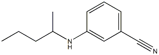 3-(pentan-2-ylamino)benzonitrile 结构式