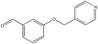 3-(pyridin-4-ylmethoxy)benzaldehyde 结构式