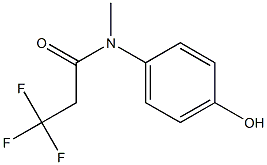 3,3,3-trifluoro-N-(4-hydroxyphenyl)-N-methylpropanamide 结构式