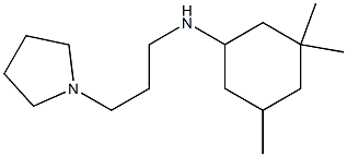 3,3,5-trimethyl-N-[3-(pyrrolidin-1-yl)propyl]cyclohexan-1-amine 结构式