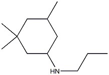 3,3,5-trimethyl-N-propylcyclohexan-1-amine 结构式