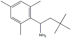 3,3-dimethyl-1-(2,4,6-trimethylphenyl)butan-1-amine 结构式